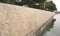 彩色壓模混凝土